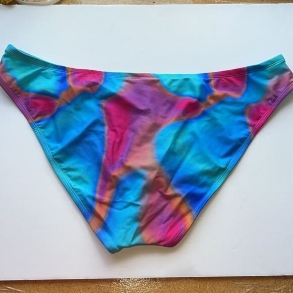 Wild Fable Womens Tie-Dye Bikini Set 2X Blue/Pink Removable Pads - Picture 13 of 14